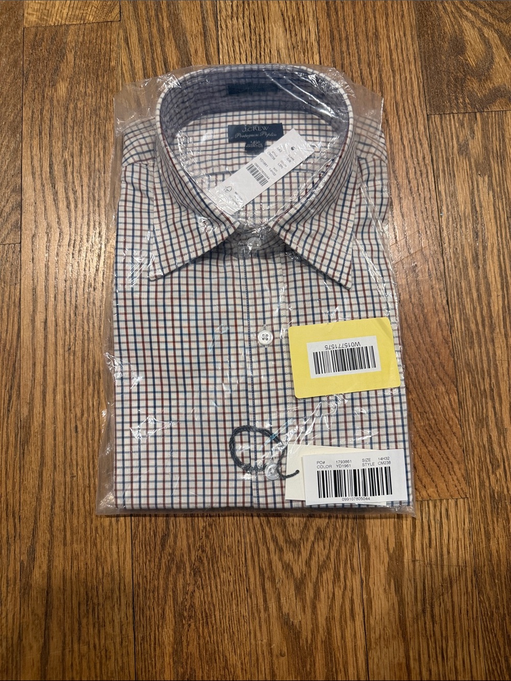 J. Crew Men's Check Dress Shirt